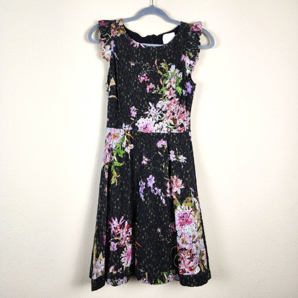 Anthropologie Dresses & Skirts - Anthropologie eri + ali Nevaeh floral lace fit & flare dress Size 2